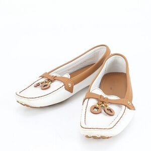 Louis Vuitton Driving Shoes Leather Flower Tassel Flat Loafer Shoes 35 1 2